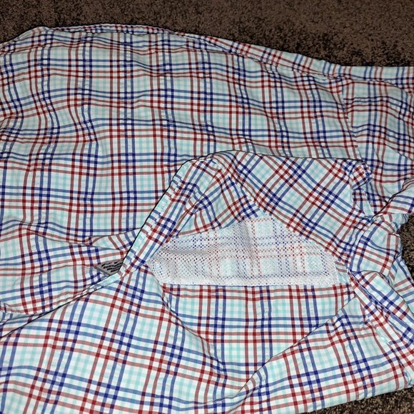 Columbia Men's PFG Super Bahama Plaid,Short Sleeve, Breathable, UV Protection,XL - Picture 12 of 12